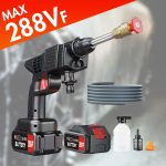 Portable Cordless Car High Pressure Washer Water Wash Cleaner Gun 26bar With 2Pcs 1200mah Battery - Image 2