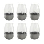 Solar LED Candle Goblet Light for Outdoor Waterproof Use