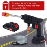 Portable Cordless Car High Pressure Washer Water Wash Cleaner Gun 26bar With 2Pcs 1200mah Battery - Image 7