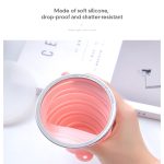 270ML Foldable Silicone Travel Cup - Anti-Slip Anti-Scald Camping Mug - Image 6