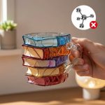 Artisan Book-Pattern Hand-Painted Mug - Image 2