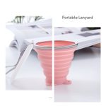 270ML Foldable Silicone Travel Cup - Anti-Slip Anti-Scald Camping Mug - Image 5