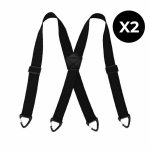 👖 Comfortable 4-Clip Braces Mens Daily Work Suspenders - Image 2