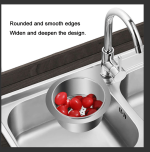 Stainless Steel Swan Sink Strainer Basket - Image 2