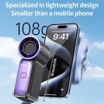 3000mAH X688 Portable Handheld Fan USB Rechargeable Mini Cooling Fan Adjustable Pocket Fan for Outdoor Camping Travel Home - Image 2