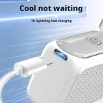 3000mAH X688 Portable Handheld Fan USB Rechargeable Mini Cooling Fan Adjustable Pocket Fan for Outdoor Camping Travel Home - Image 5