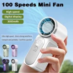 3000mAH X688 Portable Handheld Fan USB Rechargeable Mini Cooling Fan Adjustable Pocket Fan for Outdoor Camping Travel Home - Image 6
